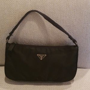 Authentic Prada Small Nylon Black Tessuto